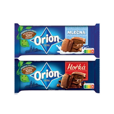 Mléčná čokoláda Orion 90 g